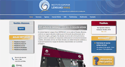 Desktop Screenshot of lenguasvivas.net