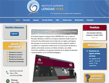 Tablet Screenshot of lenguasvivas.net